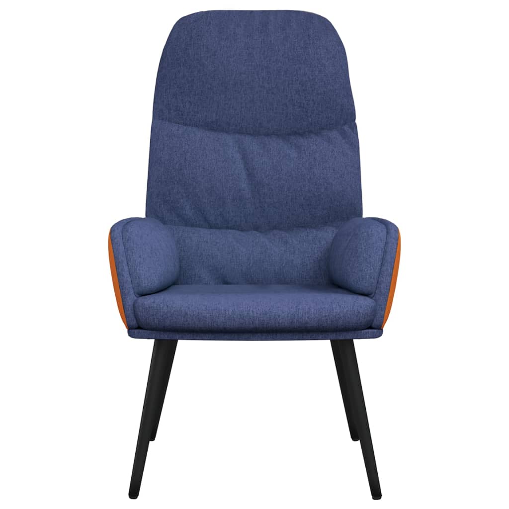 

vidaXL Relaxstoel stof blauw