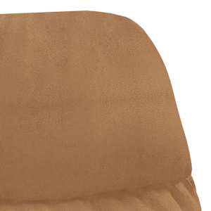 Relaxační křeslo taupe umělá semišová kůže - obrázek 7