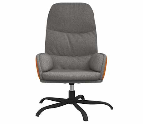 vidaXL Relaxing Chair Light Grey Fabric