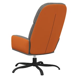 Relaxační křeslo světle šedé textil - obrázek 5