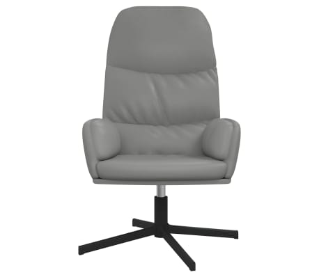 vidaXL Πολυθρόνα Relax Γκρι από Συνθετικό Δέρμα