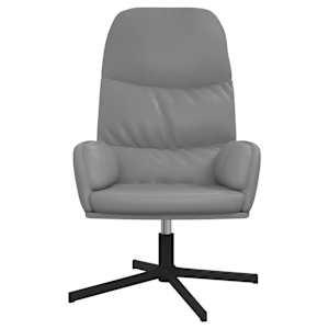 vidaXL Πολυθρόνα Relax Γκρι από Συνθετικό Δέρμα