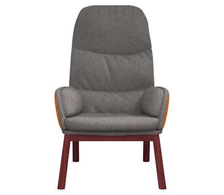 vidaXL Relaxing Chair Light Grey Fabric