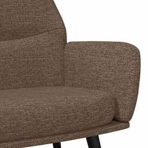 Relaxační křeslo taupe textil - obrázek 6