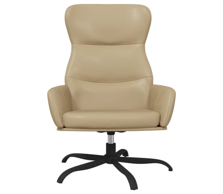 vidaXL Reclinerfåtölj cappuccino konstläder