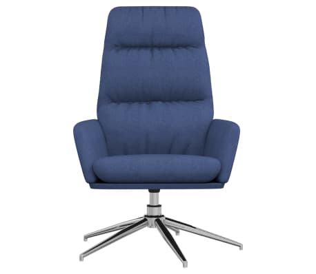 vidaXL Relaxsessel Blau Stoff