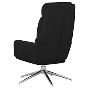Relaxační křeslo černé textil - obrázek 5