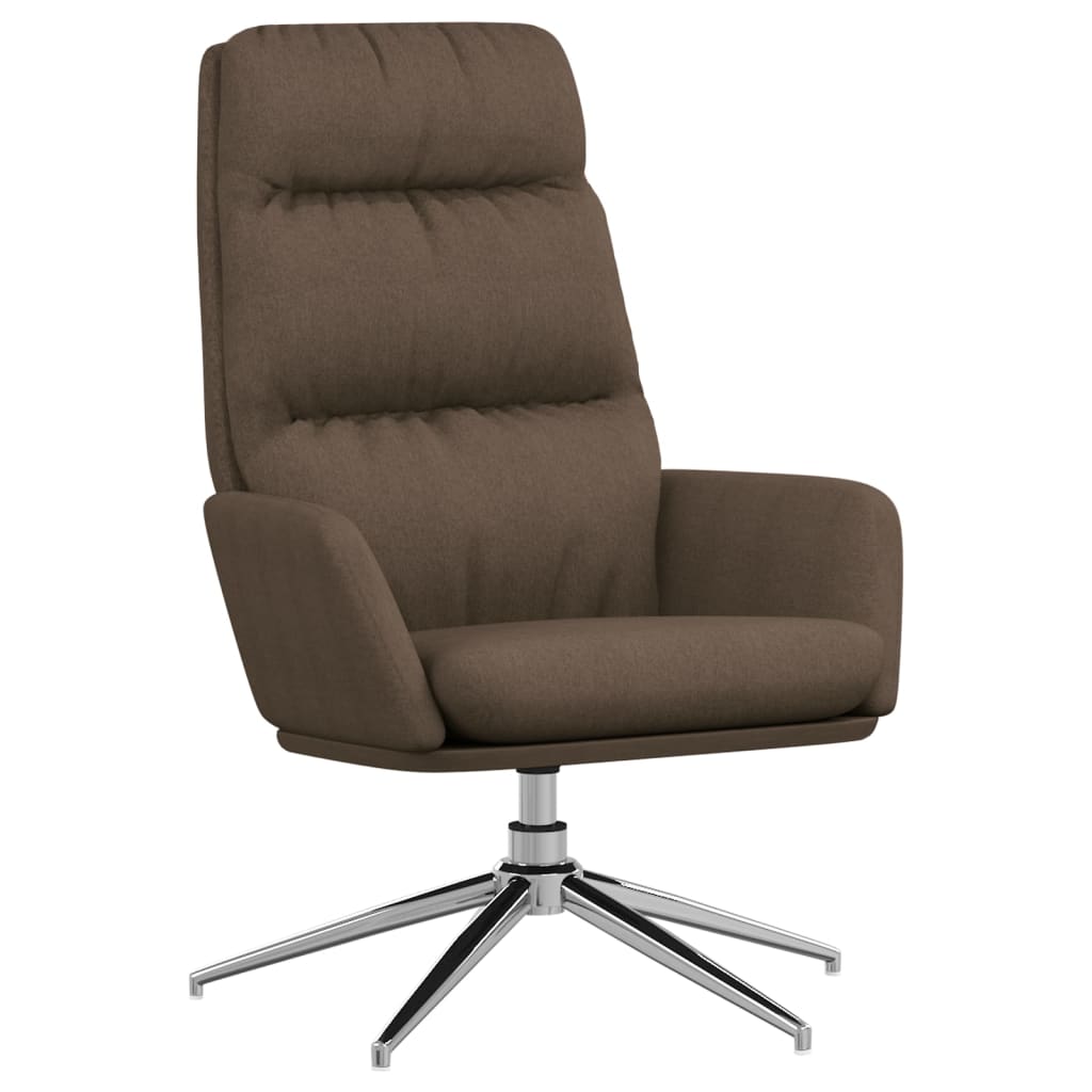 vidaXL Relaxační křeslo taupe textil