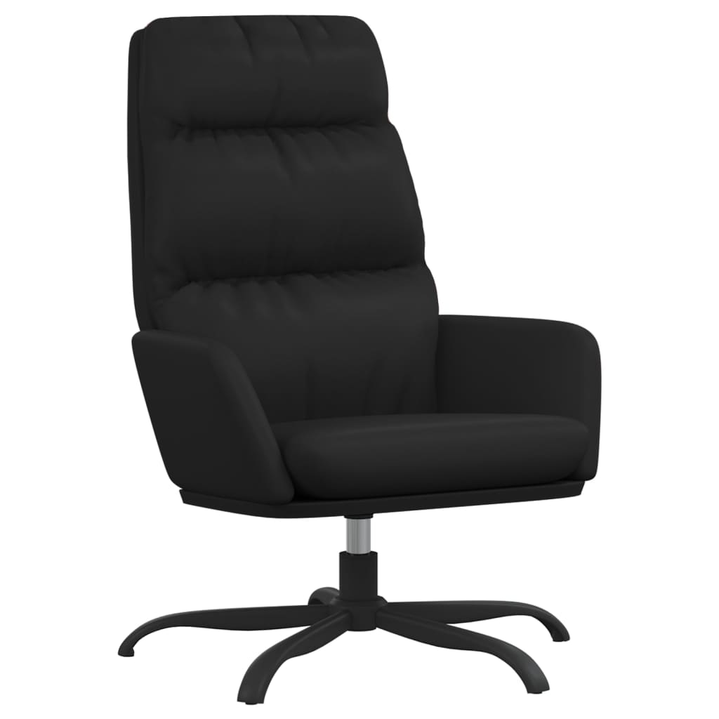 vidaXL Relaxační křeslo černé umělá kůže