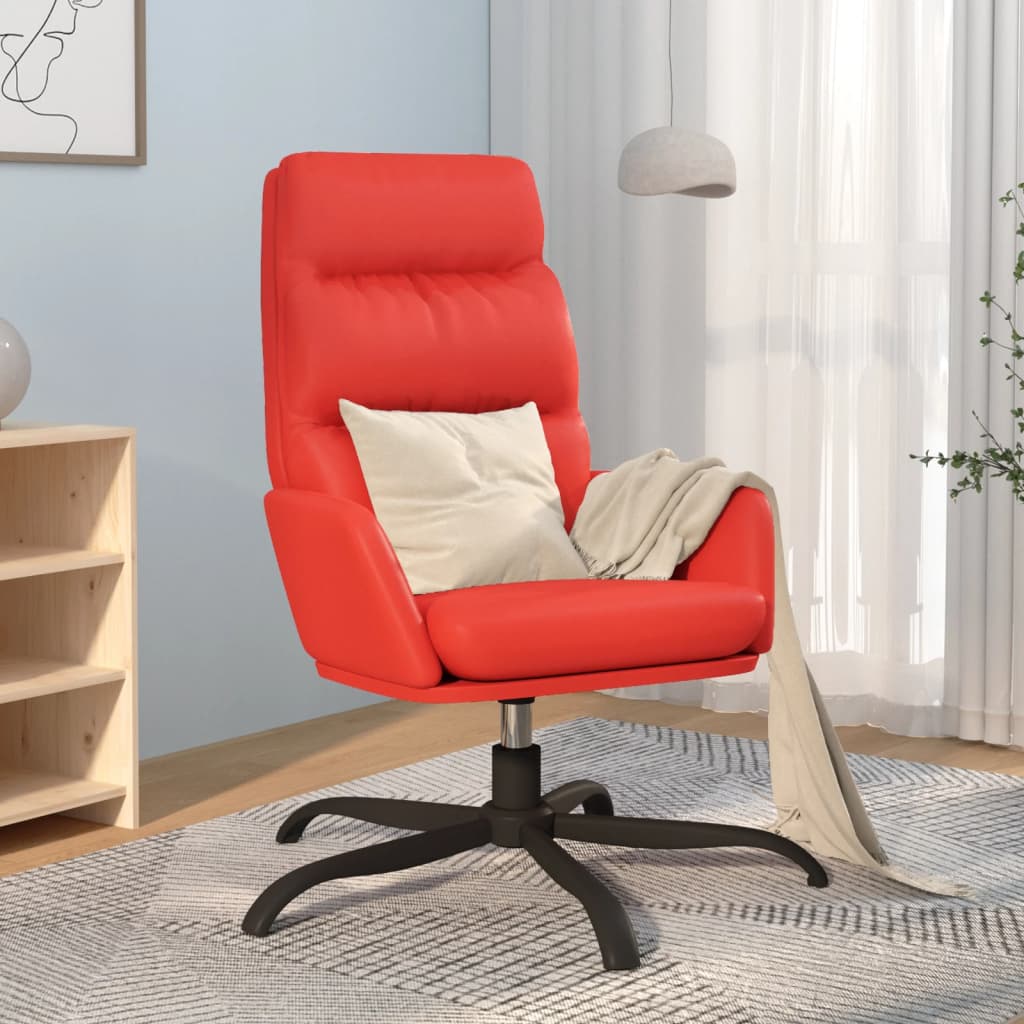 vida XL Relaxsessel Rot Kunstleder