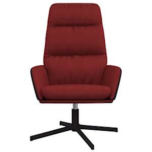 vidaXL Relaxsessel Weinrot Stoff