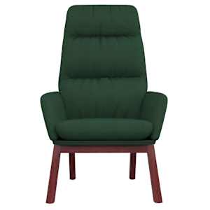 Relaxační křeslo tmavě zelené textil - obrázek 3