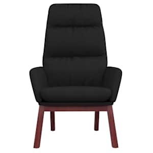 Relaxační křeslo černé textil - obrázek 3