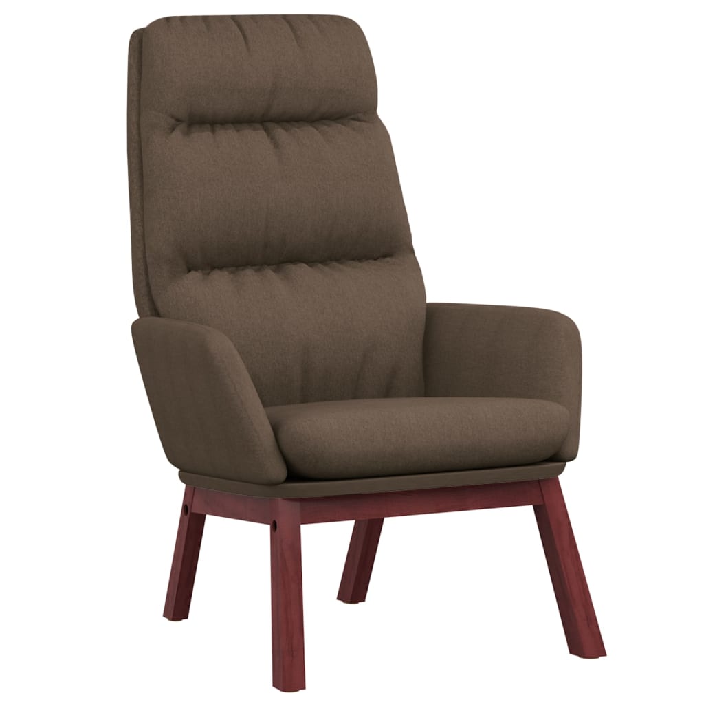 vidaXL Relaxační křeslo taupe textil