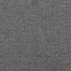 Relaxační křeslo světle šedé textil - obrázek 7
