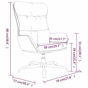 Relaxační křeslo světle šedé textil - obrázek 8