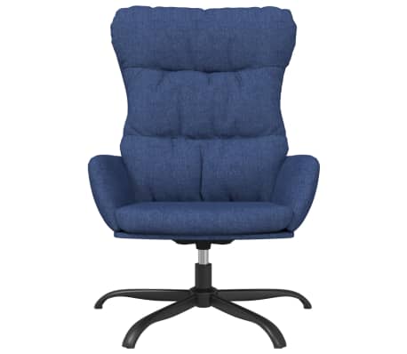 vidaXL Relaxsessel Blau Stoff