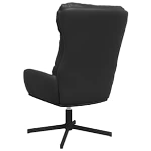 Relaxační křeslo černé umělá kůže - obrázek 5