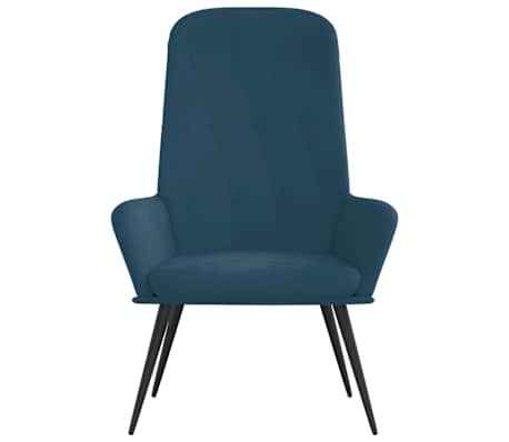 vidaXL puhketool, sinine, samet