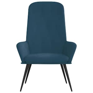 vidaXL puhketool, sinine, samet