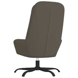 Relaxační křeslo tmavě šedé samet - obrázek 5
