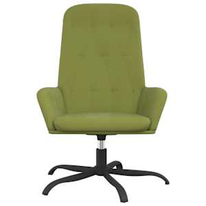 vidaXL Sill&oacute;n de relax de terciopelo verde claro