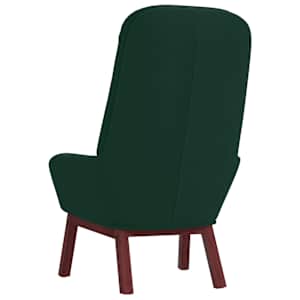 Relaxační křeslo tmavě zelené samet - obrázek 5