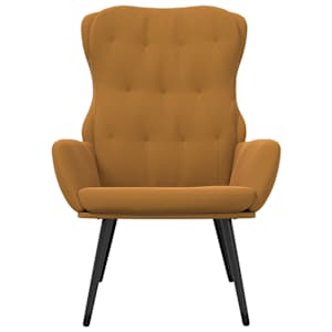 vidaXL Relaxačn&eacute; kreslo hned&eacute; zamatov&eacute;