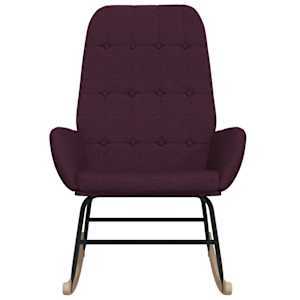 vidaXL Supama kėdė, violetinės spalvos, audinys