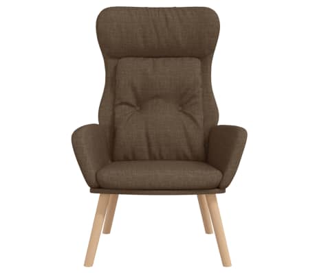 vidaXL barna sz&ouml;vet pihenőfotel