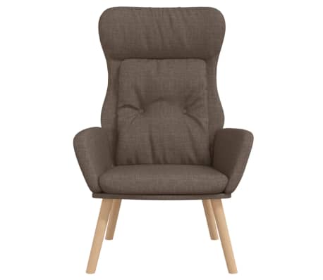 vidaXL Relaxsessel Taupe Stoff