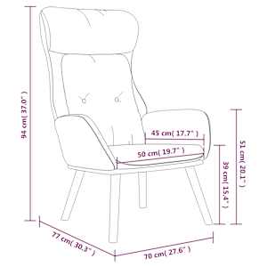 Relaxační křeslo hnědé textil a PVC - obrázek 9