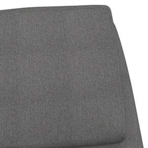 Relaxační křeslo světle šedé textil - obrázek 6