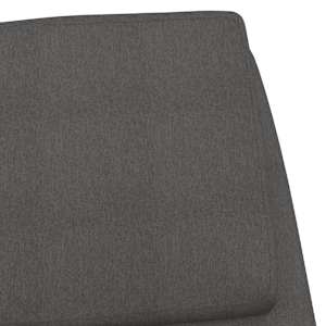 Relaxační židle tmavě šedá textil - obrázek 6