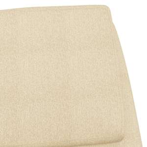 Relaxační židle krémová textil - obrázek 6