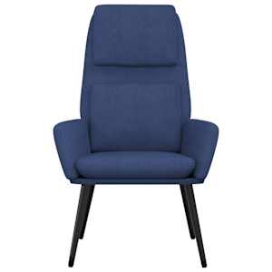 vidaXL Scaun de relaxare, albastru, material textil