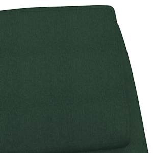 Relaxační křeslo tmavě zelené textil - obrázek 6
