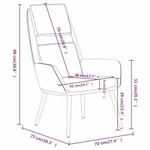 Relaxační židle černá textil - obrázek 8