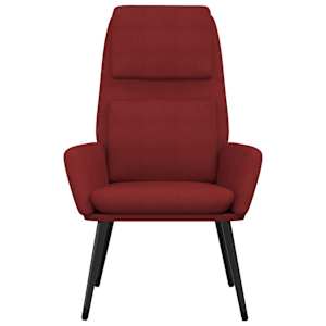 Relaxační křeslo vínové textil - obrázek 3