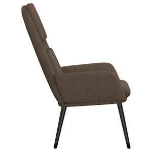 Relaxační židle taupe textil - obrázek 4