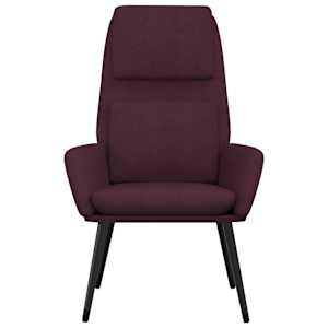 vidaXL Chaise de relaxation Violet Tissu