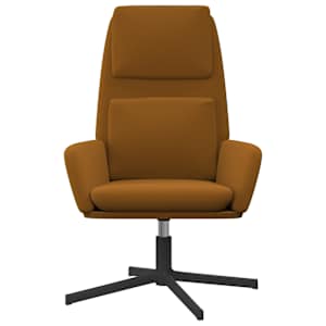 vidaXL Πολυθρόνα Relax Καφέ Βελούδινη