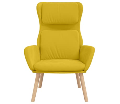 vidaXL Relaxsessel Senfgelb Samt