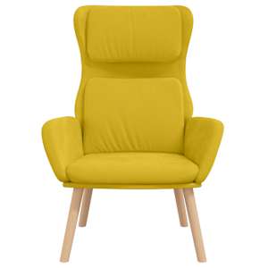 vidaXL Relaxsessel Senfgelb Samt