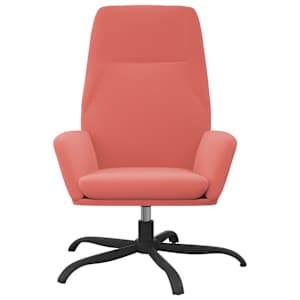 vidaXL Chaise de relaxation Rose Velours