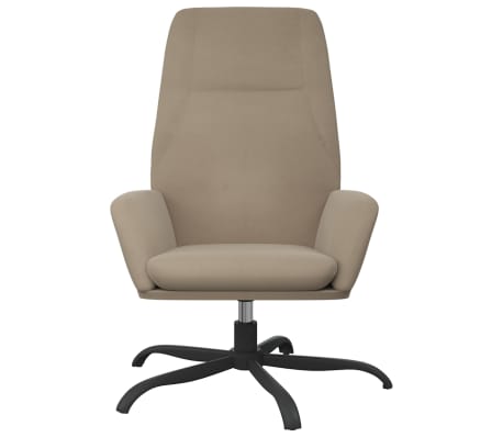 vidaXL Poilsio kėdė, šviesiai pilkos spalvos, dirbtinė versta oda