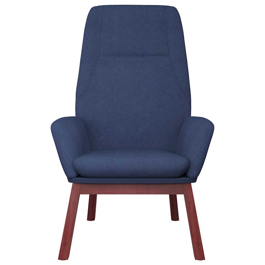 vidaXL - Relaxstoel - stof - blauw