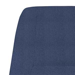 Relaxační křeslo modré textil - obrázek 6
