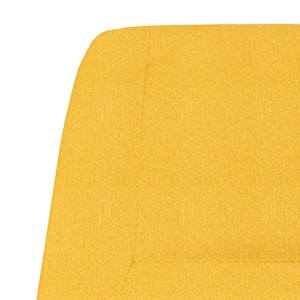 Relaxační křeslo hořčicově žluté textil - obrázek 6