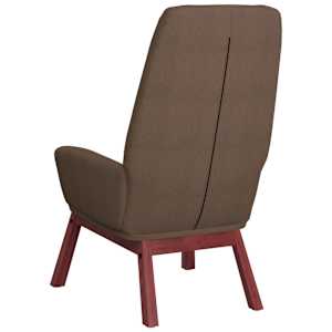 Relaxační židle taupe textil - obrázek 5